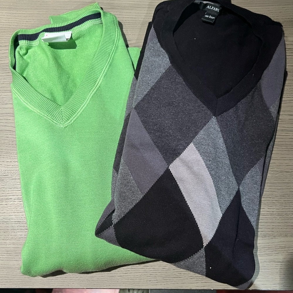 Lacoste and Alfani Sweater Bundle